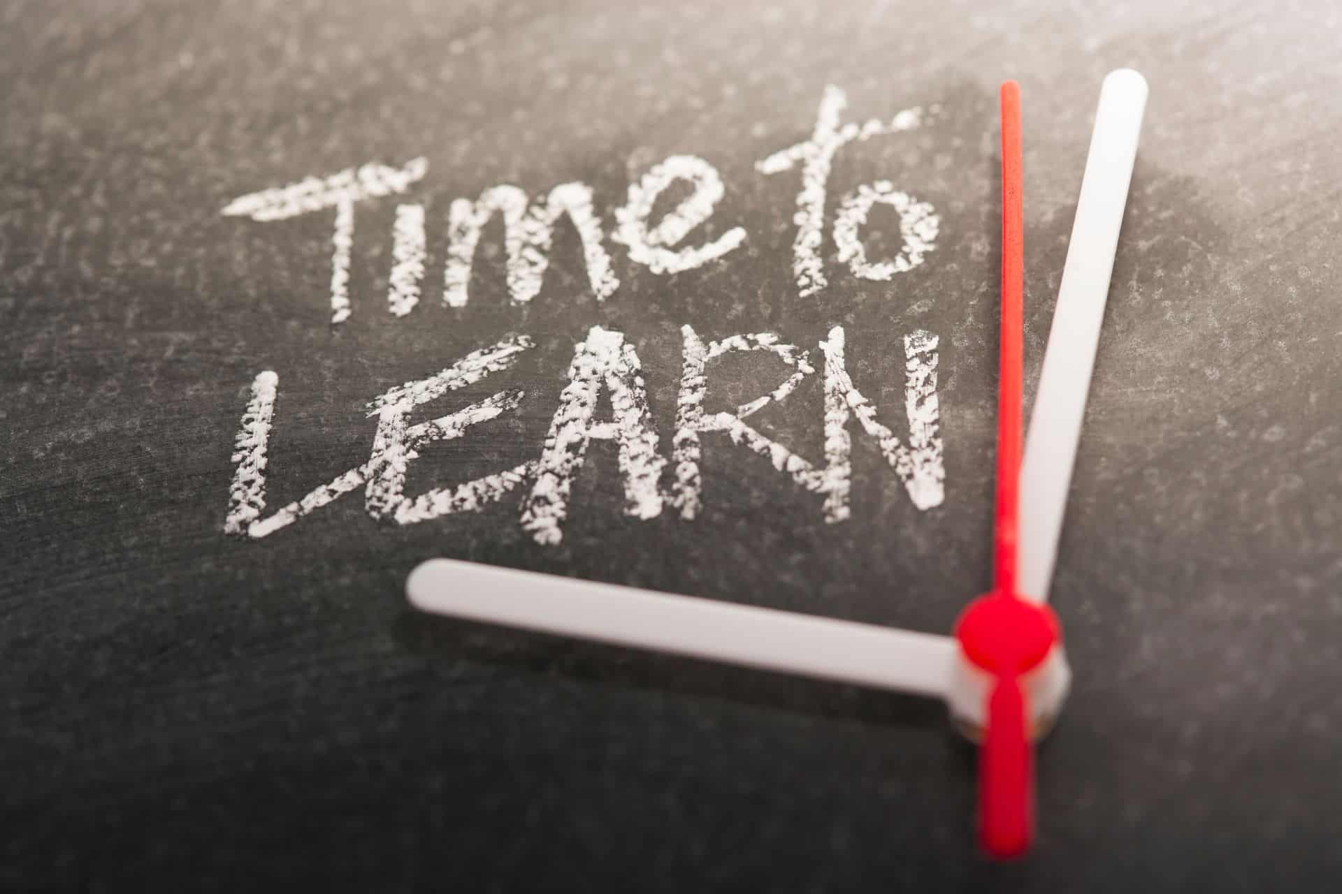 time to learn - The Sales Vault