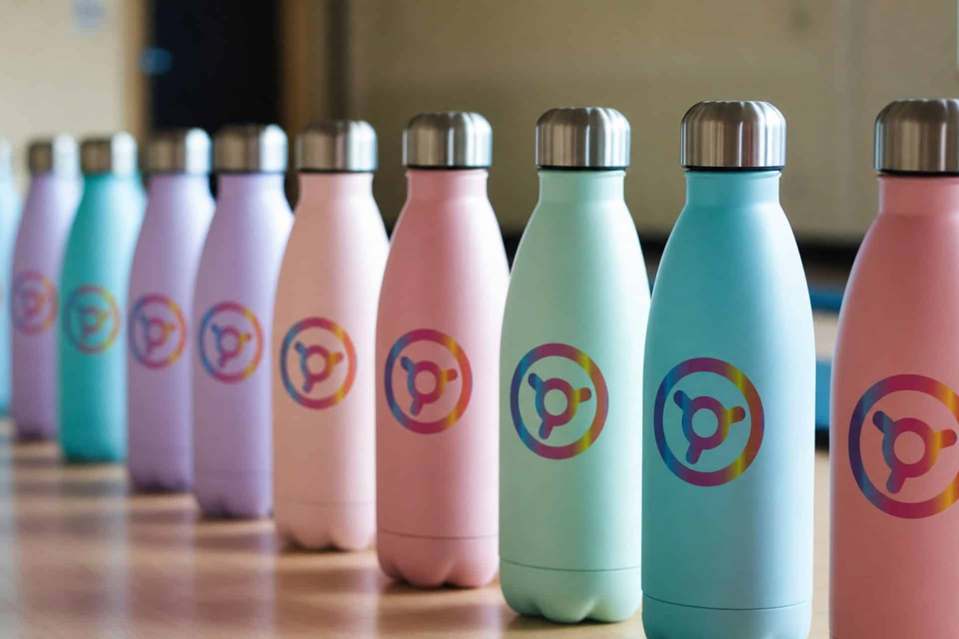 sales vault branded bottles - The Sales Vault - The Sales Vault Reusable water bottles with the Sales Vault logo on them.